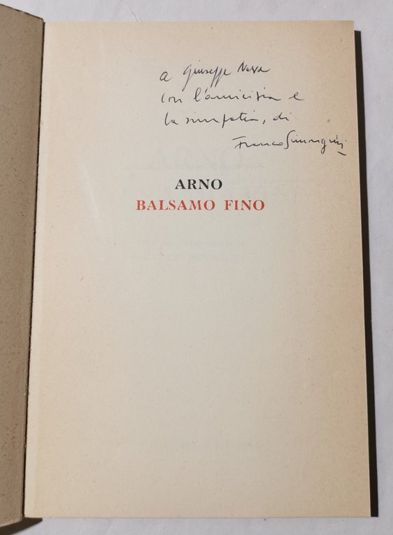Arno - Balsamo fino
