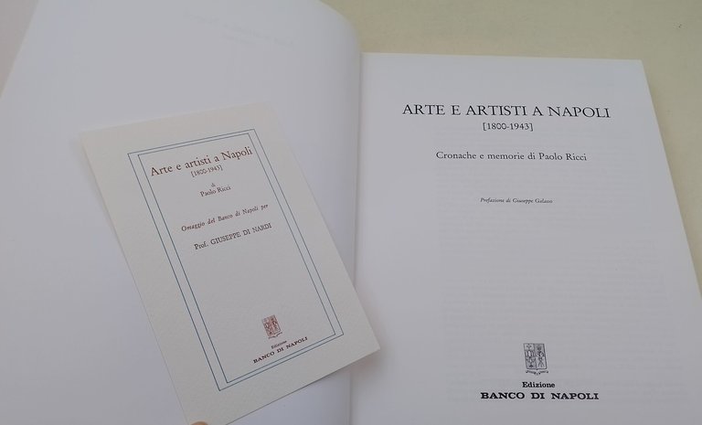 Arte e Artisti a Napoli(1800-1943)-Cronache e memorie di Paolo Ricci