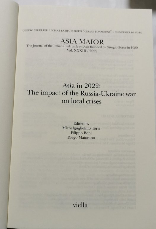 Asia in 2022: The impact of the Russia- Ukraine war …
