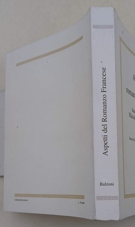 ASPETTI DEL ROMANZO FRANCESE-STUDI IN ONORE DI MASSIMO COLESANTI(1996)