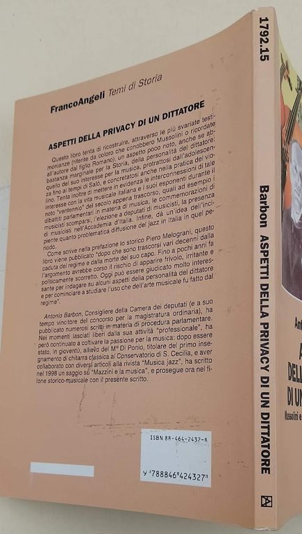 ASPETTI DELLA PRIVACY DI UN DITTATORE-MUSSOLINI E I MUSICISTI DEL …