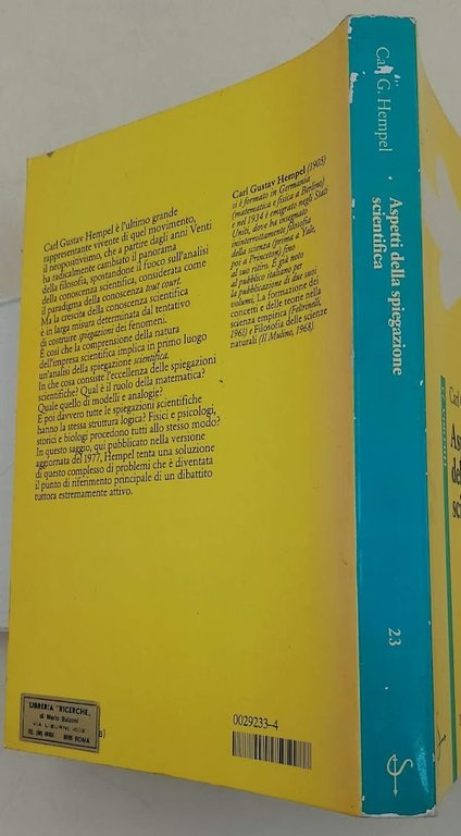 ASPETTI DELLA SPIEGAZIONE SCIENTIFICA(1986)