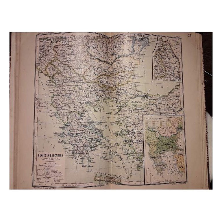 ATLANTE SCOLASTICO PER LA GEOGRAFIA FISICA E POLITICA(1908)