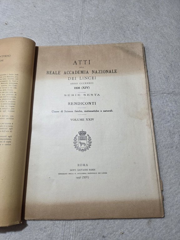 Atti della Reale Accademia dei Lincei - Anno CCCXXXIII - … | Immagine Gallery 2