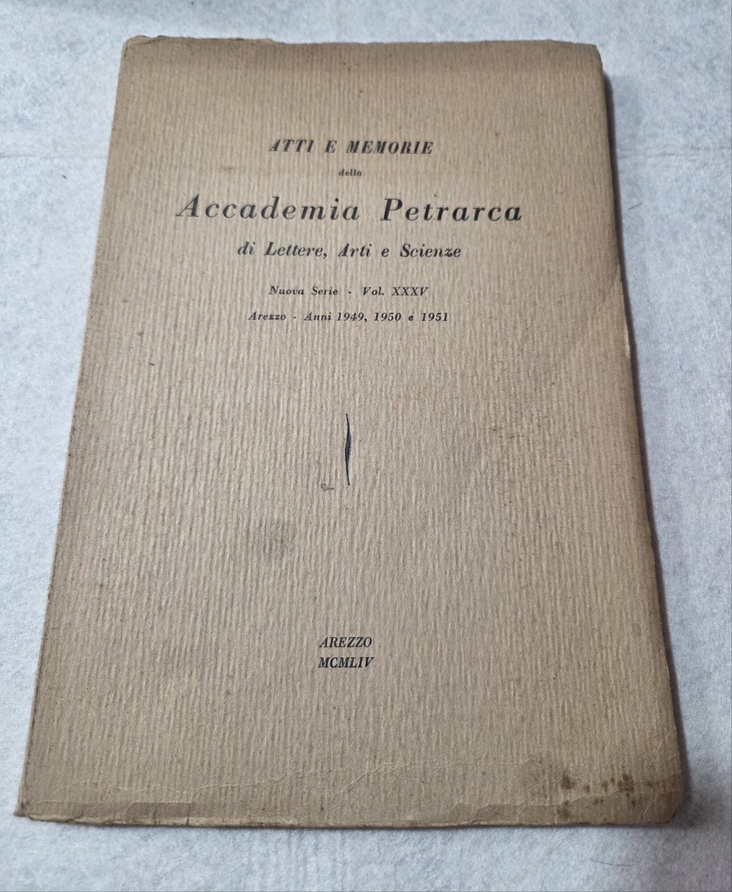 Atti e memorie della Accademia Petrarca di Lettere, Arti e … | Immagine principale