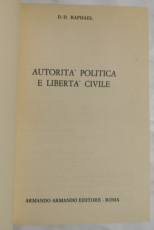 Autorità politica e libertà civile | Immagine Gallery 2
