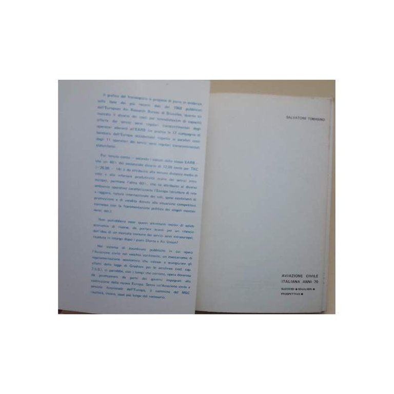 AVIAZIONE CIVILE ITALIANA ANNI 70-SUCCESSI-SQUILIBRI-PROSPETTIVE(1971)