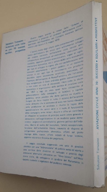 AVIAZIONE CIVILE ITALIANA ANNI 70-SUCCESSI-SQUILIBRI-PROSPETTIVE(1971)