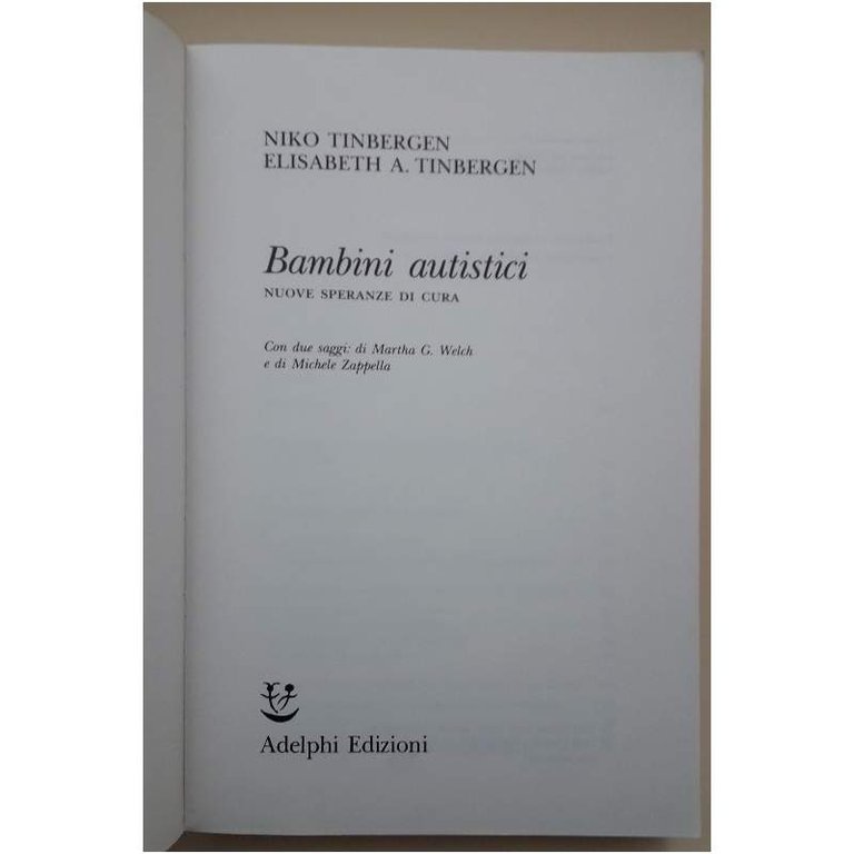 BAMBINI AUTISTICI-NUOVE SPERANZE DI CURA( 1989)