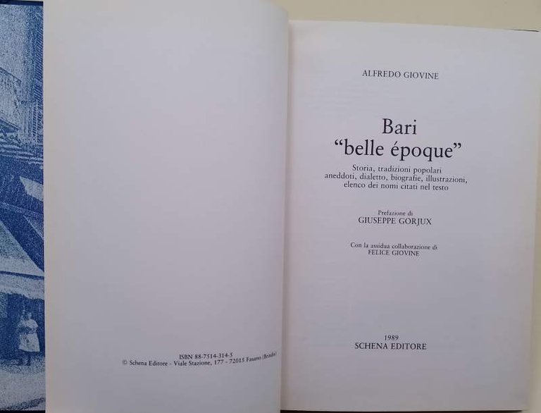 BARI BELLE EPOQUE(1989)