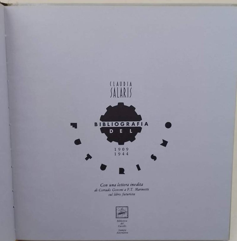 BIBLIOGRAFIA DEL FUTURISMO-1909-1944-(1988)