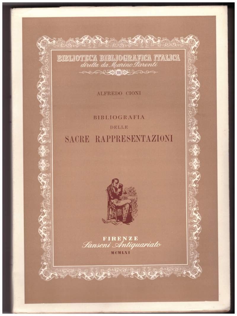 BIBLIOGRAFIA DELLE SACRE RAPPRESENTAZIONI (1956)