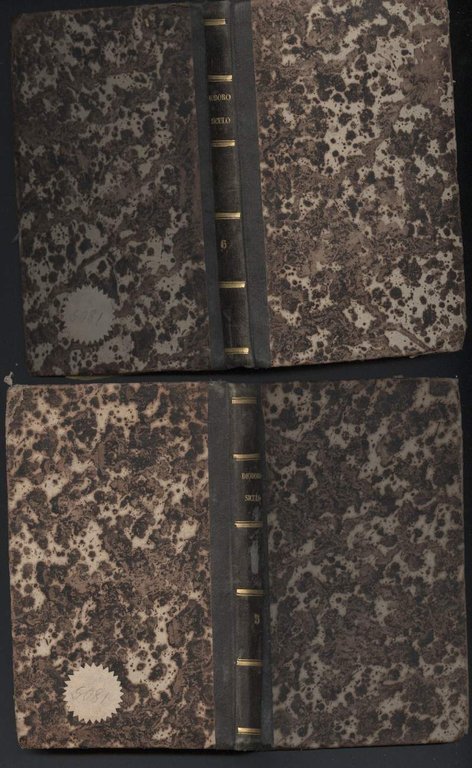 BIBLIOTECA STORICA DI DIODORO SICULO volgarizzata dal Cav. Compagnoni-10 tomi(1830/1833)