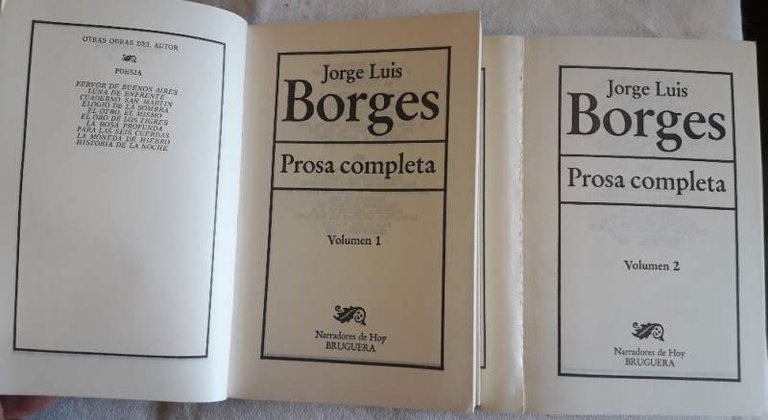 BORGES-PROSA COMPLETA-2 VOLL. (1980)