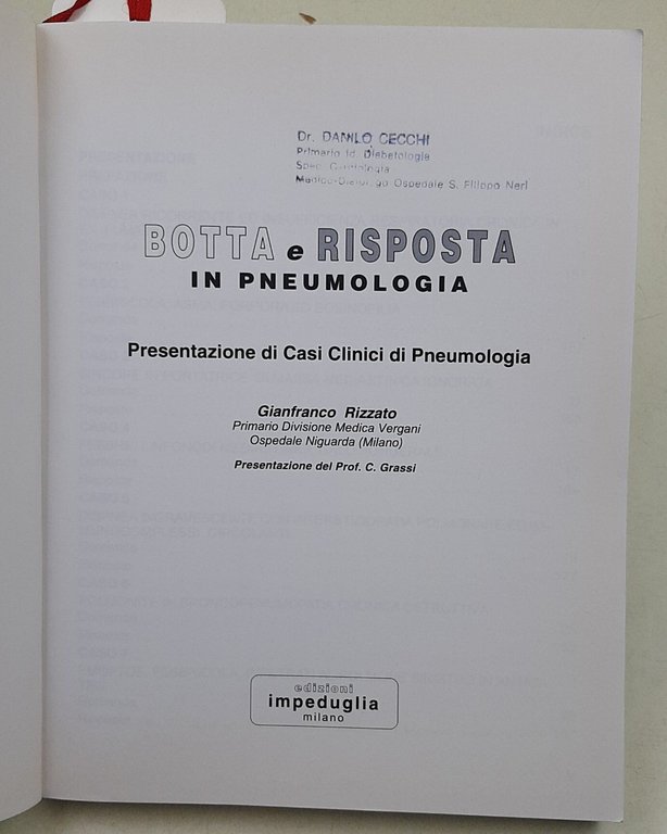 Botta e risposta in Pneumologia - Presewntazione di Casi Clinici … | Immagine Gallery 2