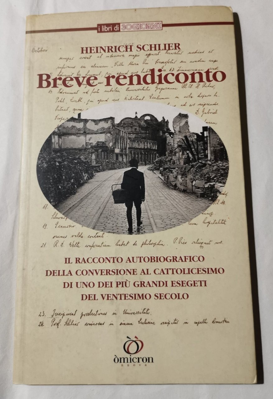 Breve rendiconto - Il racconto autobiografico della conversione al cattolicesimo …