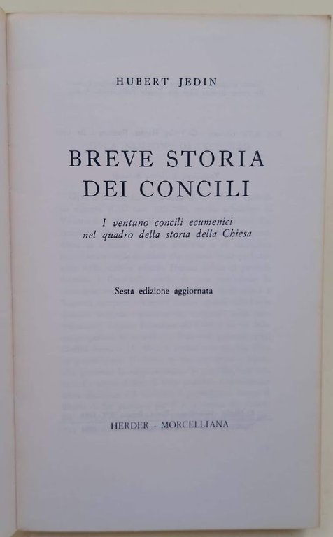 BREVE STORIA DEI CONCILI (1983)