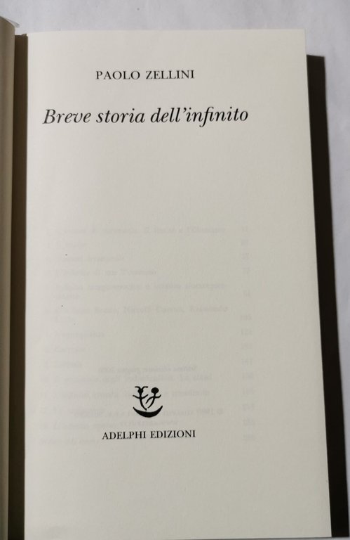 Breve storia dell'infinito