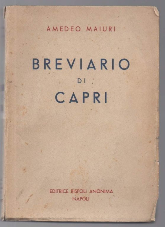 BREVIARIO DI CAPRI