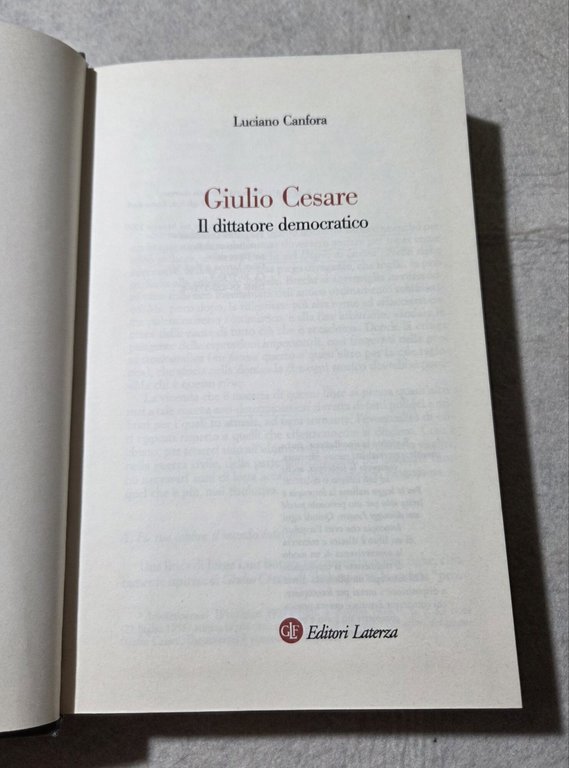 Caio Giulio Cesare. Il dittatore democratico | Immagine Gallery 2