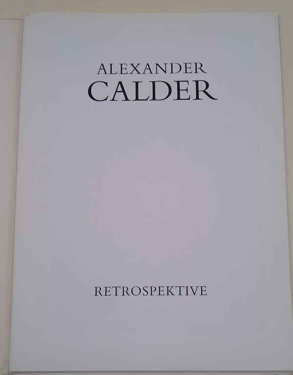 CALDER RETROSPEKTIVE(1973)