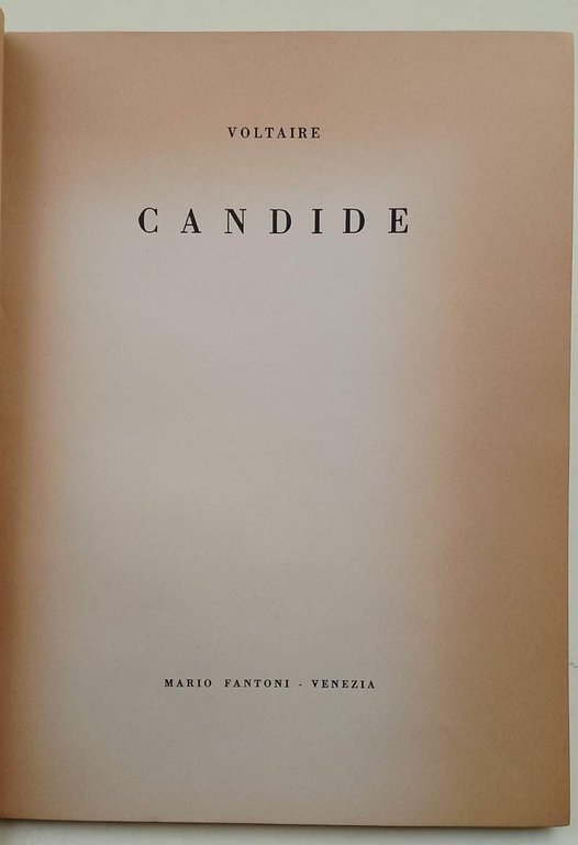 CANDIDE (1945)