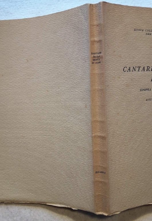 CANTARE DELLA GESTA DI IGOR-EPOPEA RUSSA DEL XII SECOLO(1954)