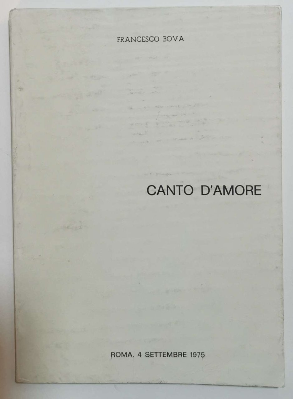 Canto d'amore