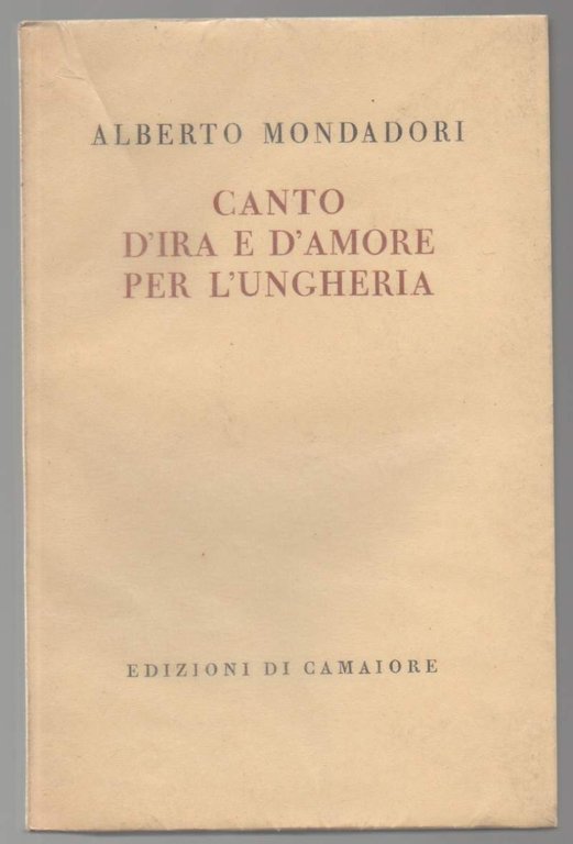 CANTO D'IRA E D'AMORE PER L'UNGHERIA (1959) | Immagine Gallery 2