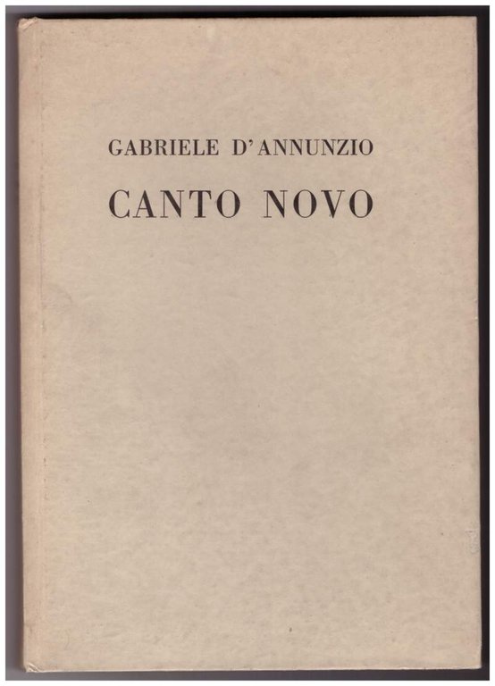 CANTO NOVO (1925)