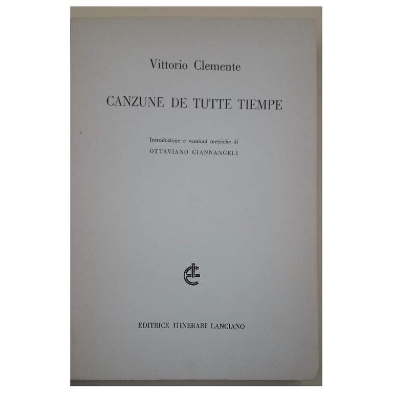 CANZUNE DE TUTTE TIEMPE( 1970)