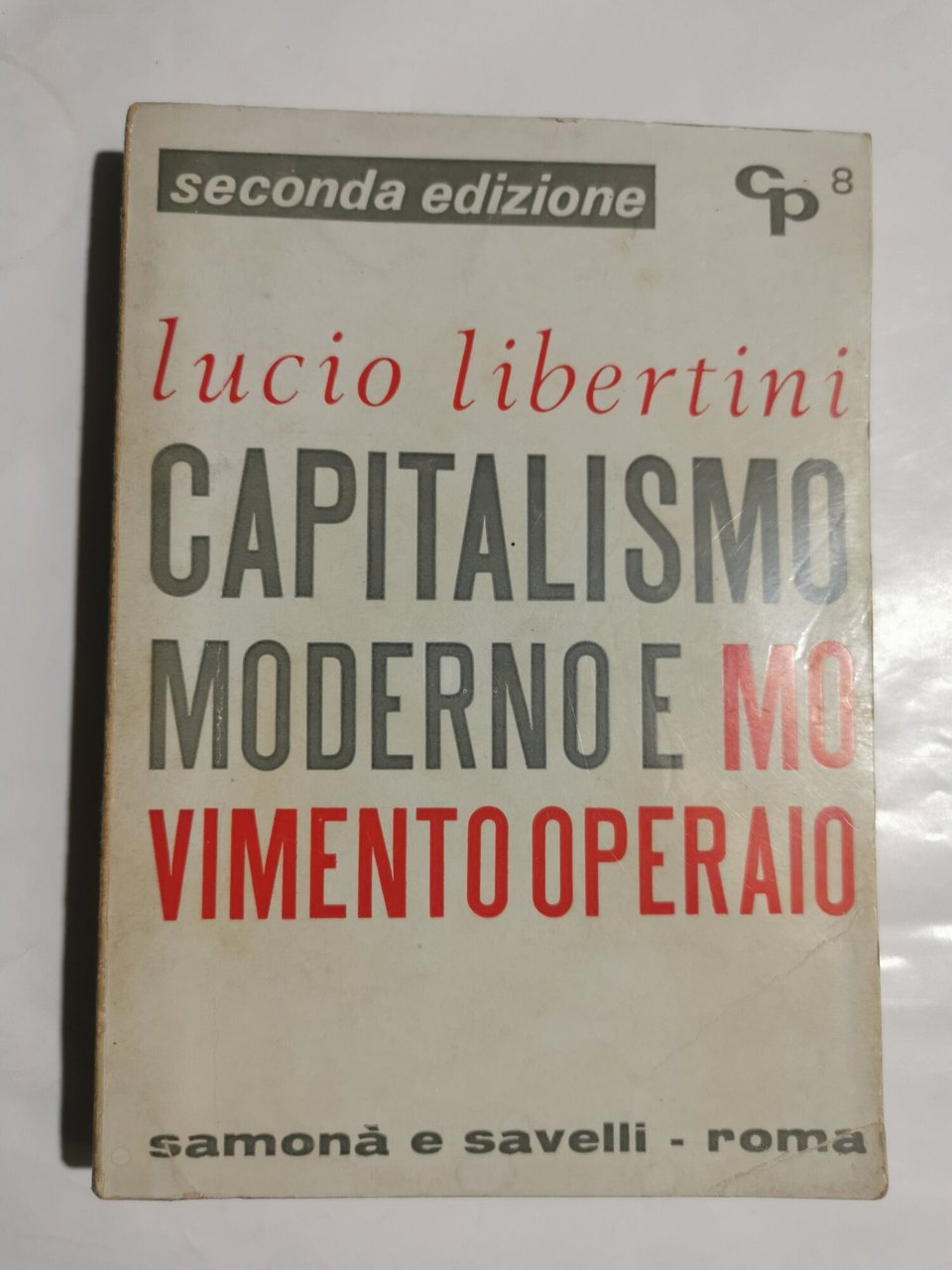 Capitalismo moderno e movimento operaio