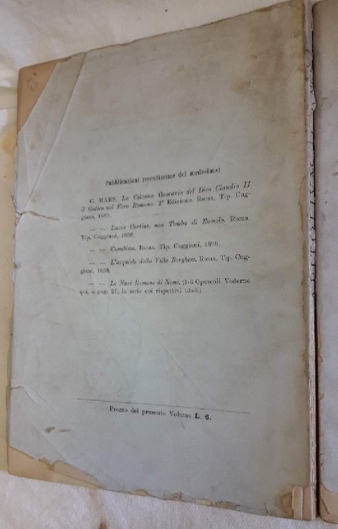 CAPITOLIUM- TUTTE LE ROVINE...TEMPIO DI GIOVE CAPITOLINO....PALUDI D'OSTIA(1900) | Immagine Gallery 11