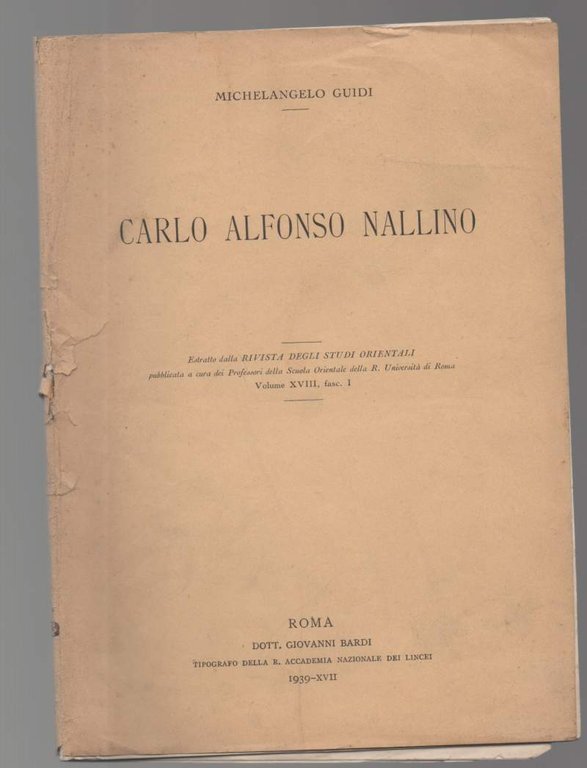 CARLO ALFONSO NALLINO (1939)