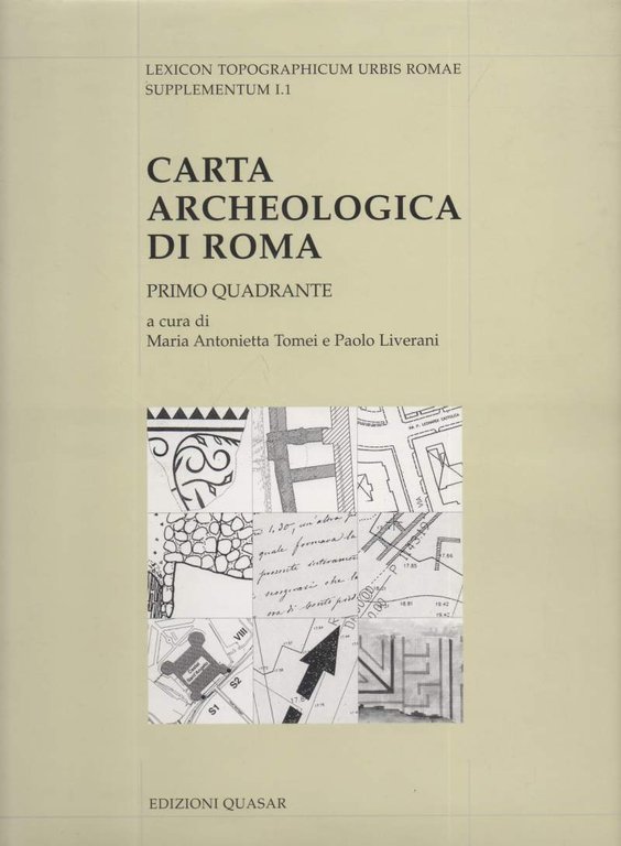 CARTA ARCHEOLOGICA DI ROMA - PRIMO QUADRANTE - Lexicon topographicum … | Immagine Gallery 2