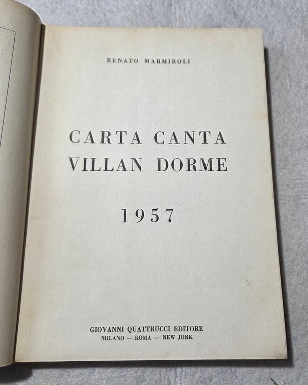 Carta canta, villan dorme | Immagine Gallery 2
