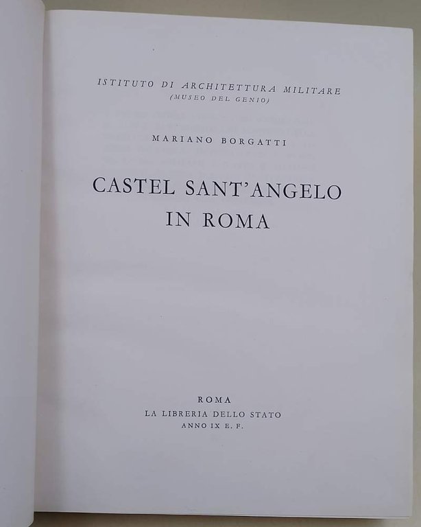 CASTEL DANT'ANGELO IN ROMA( 1930)