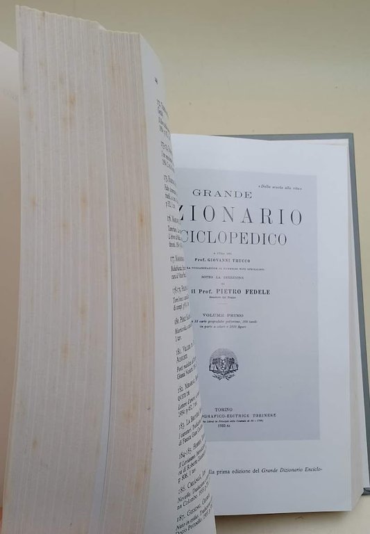 CATALOGO STORICO DELLE EDIZIONI POMBA E UTET-1791-1990 (1991)