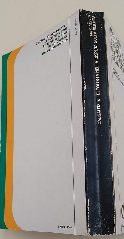CAUSALITA' E TELEOLOGIA DELLA DISPUTA SULLA SCIENZA(1976)