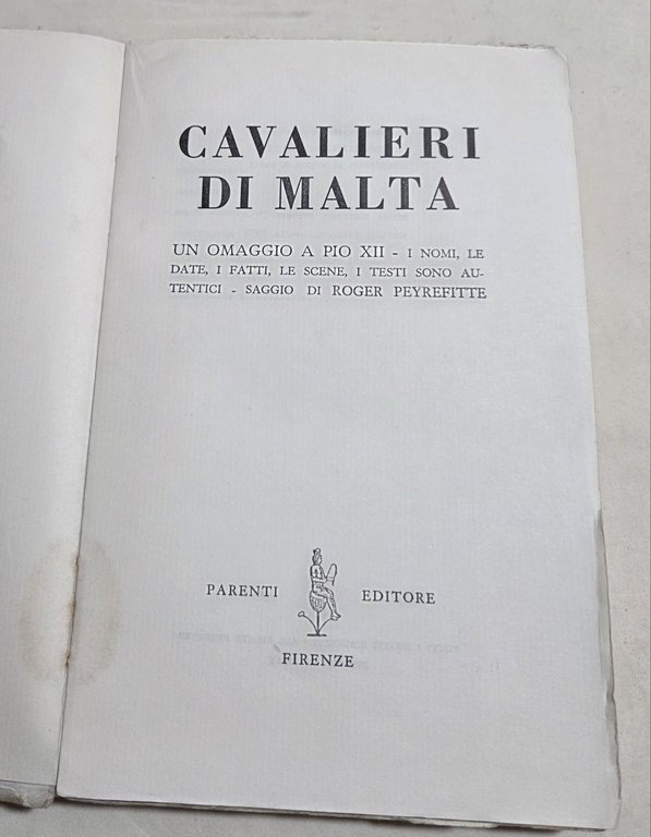 Cavalieri di Malta - Un omaggio aPio XII | Immagine Gallery 2