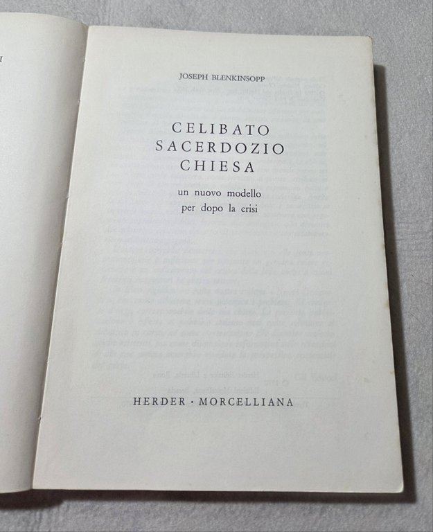 Celibato sacerdozio Chiesa - Un nuovo modello per dopo crisi | Immagine Gallery 2