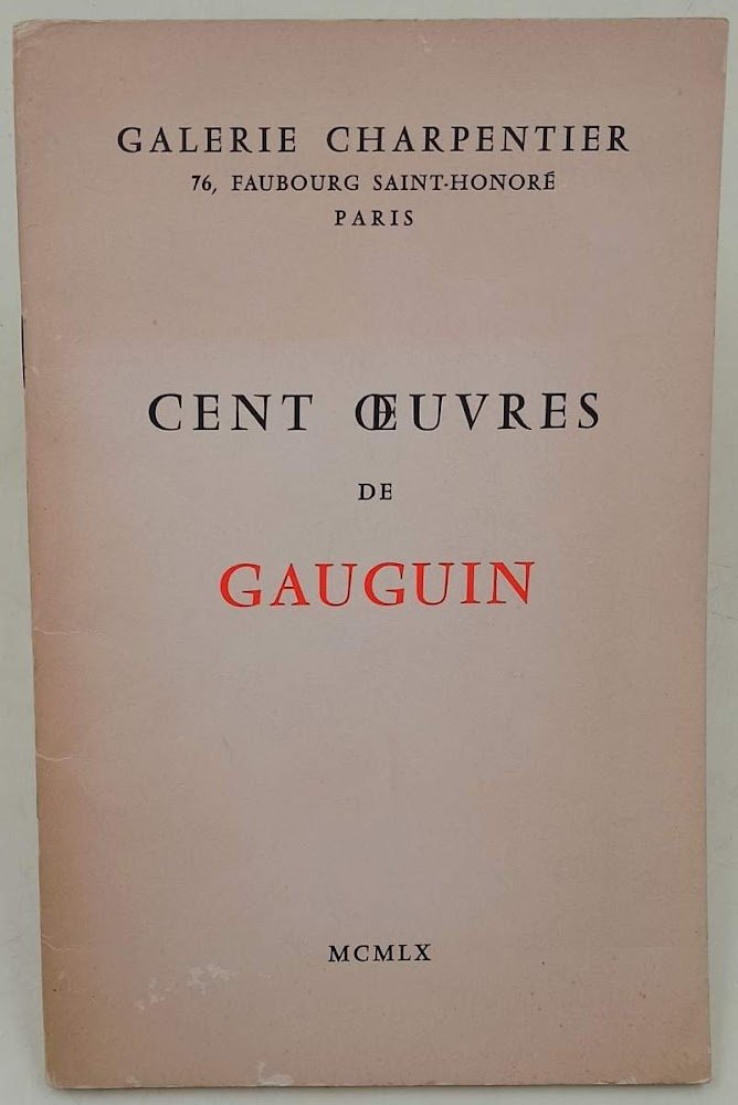 CENT OEUVRES DE GOUGUIN(1960)