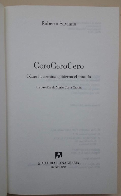 CEROCEROCERO-COMO LA COCAINA GOBIERNA EL MUNDO(2014)