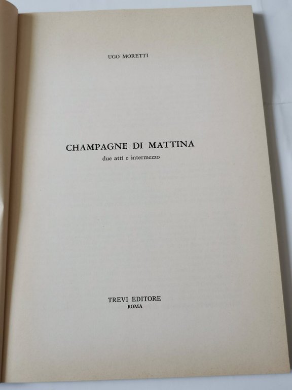 Champagne di mattina