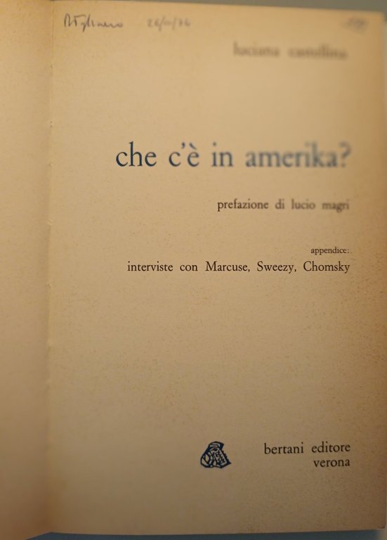 Che c'è in Amerika