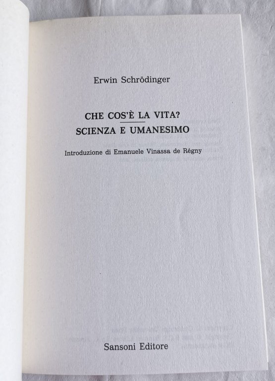 Che cos'è la vita? Scienza e umanesimo | Immagine Gallery 2