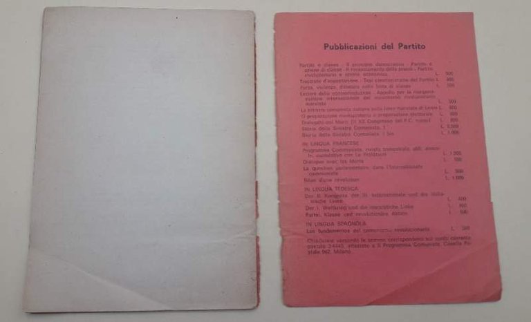 CHI SIAMO E COSA VOGLIAMO(1969)