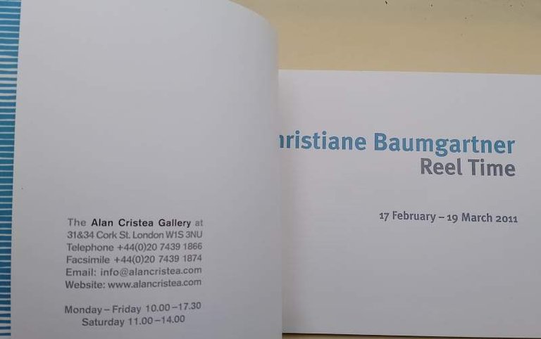CHRISTIANE BAUMGARTNER-REEL TIME(2011)
