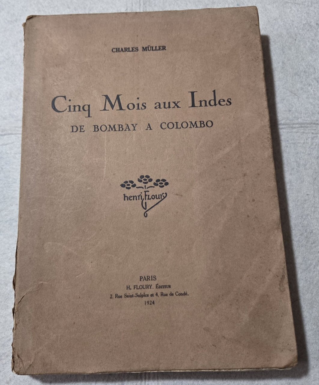 Cinq mois aux Indes - De Bombay a Colombo | Immagine principale