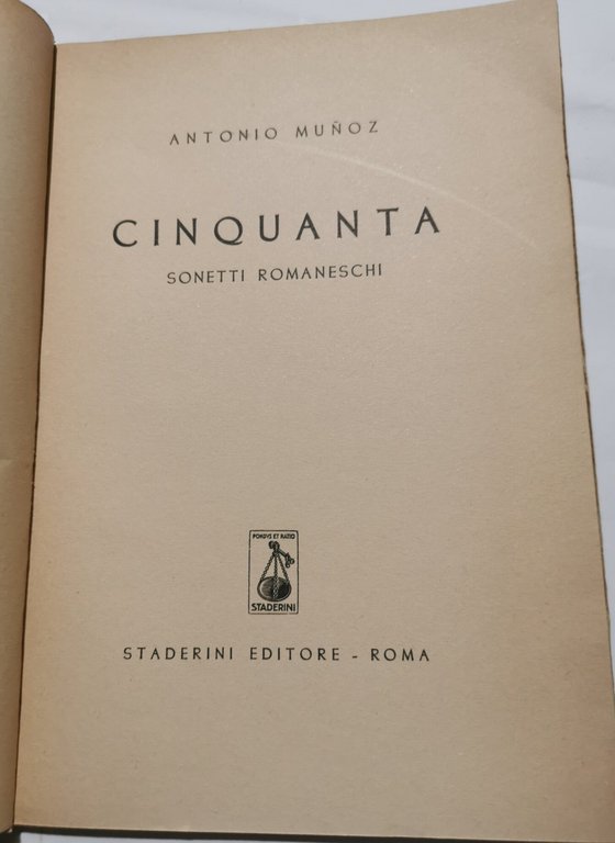 Cinquanta - sonetti romaneschi | Immagine Gallery 2
